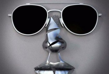 抽象人臉雕塑廠家  戶外創意小品  歐式不銹鋼人臉雕塑廠