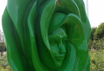 抽象笑臉雕塑廠家 創(chuàng)意小品  廣場(chǎng)不銹鋼笑臉雕塑廠