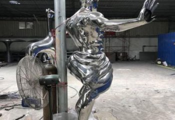 鏡面武士雕塑廠家 公園小品 房地產(chǎn)武士雕塑廠