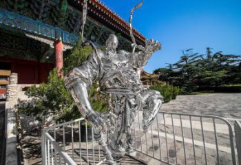 武士雕塑廠家  公園仿古小品 中式武士雕塑廠