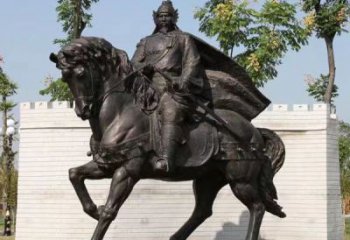 廣場(chǎng)岳飛雕塑廠家  現(xiàn)代小品  大型岳飛雕塑廠價(jià)格