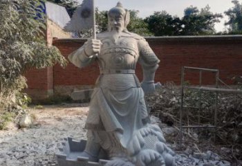 街頭岳飛雕塑廠家 大型擺件  仿古岳飛雕塑制作