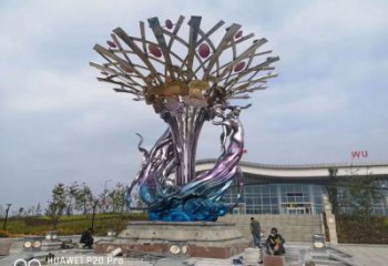 現(xiàn)代仙女雕塑廠家 大型別墅區(qū)擺件   廣場(chǎng)不銹鋼仙女雕塑價(jià)格