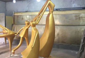 步行街母親雕塑廠家 游樂(lè)場(chǎng)小品 鑄造不銹鋼母親雕塑廠