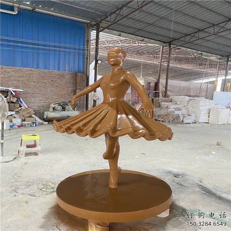 彩繪芭蕾舞雕塑廠家  歐式公園擺件 街頭不銹鋼芭蕾舞雕塑廠