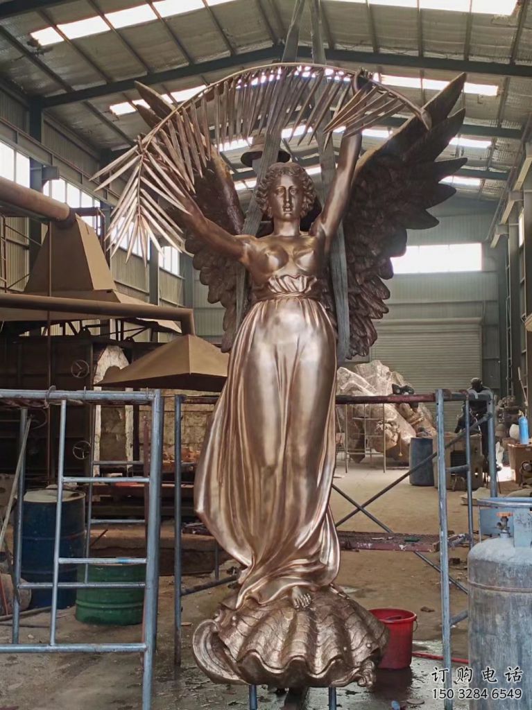 鍛造女神雕塑廠家  現代小品 戶外女神雕塑廠