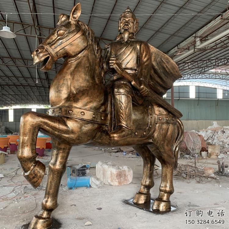 部隊騎士雕塑廠家  廣場小品 噴漆騎士雕塑廠