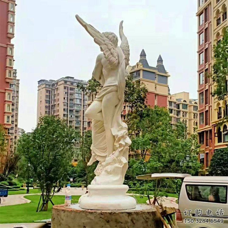 烤漆愛神雕塑廠家 創意小品  歐式戶外愛神雕塑擺件