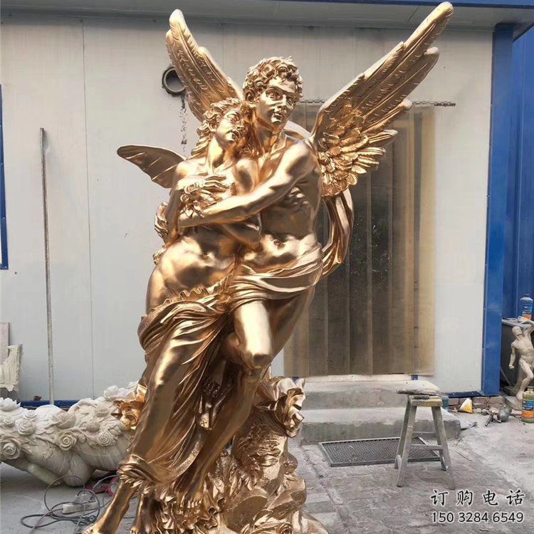 大型愛神雕塑廠家 歐式公園小品  戶外創意愛神雕塑擺件