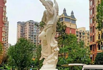 烤漆愛神雕塑廠家 創(chuàng)意小品  歐式戶外愛神雕塑擺件