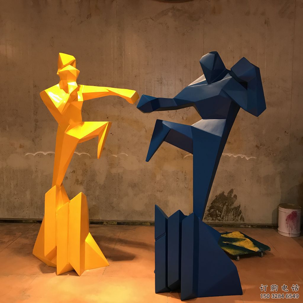 噴漆青少年雕塑廠家 中式運動小品  歐式不銹鋼青少年雕塑廠