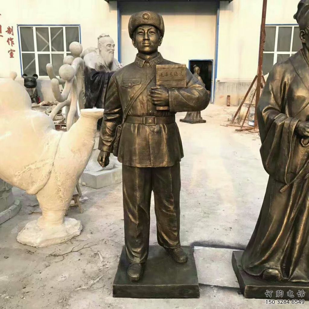 校園雷鋒雕塑廠家  創意小品  大型雷鋒雕塑報價