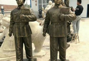 廣場雷鋒雕塑廠家 黨建小品  戶外雷鋒雕塑廠