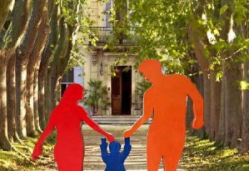 幾何計(jì)生雕塑廠家  剪紙小品  現(xiàn)代不銹鋼計(jì)生雕塑加工