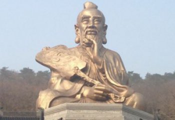 廣場老子雕塑廠家  創意小品  大型老子雕塑制作