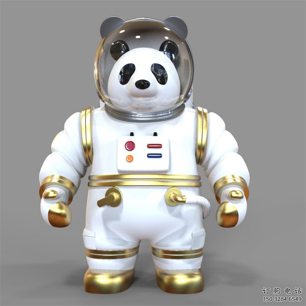 戶外宇航員雕塑廠家 噴漆小品  創意宇航員雕塑生產