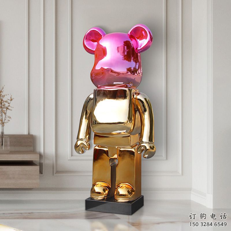 廣場外星人雕塑廠家  公園擺件小品  鍍金外星人雕塑廠