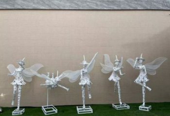 大型花仙子雕塑廠家 鍛造小品 創(chuàng)意不銹鋼花仙子雕塑報(bào)價(jià)