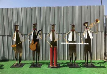 音樂樂隊雕塑廠家  創意擺件  大型樂隊雕塑廠