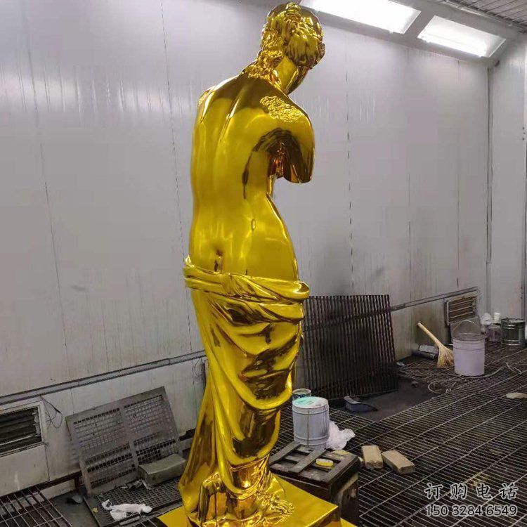 抽象維納斯雕塑廠家  現代小品  現代不銹鋼維納斯雕塑廠