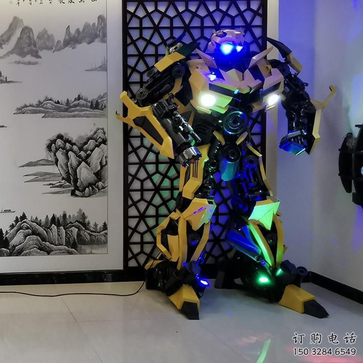 抽象機器人雕塑廠家 廣場小品  戶外機器人雕塑廠