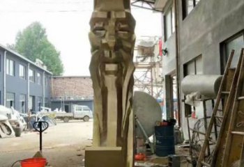 抽象月老雕塑廠家  公園小品  戶外月老雕塑廠