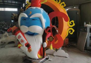 卡通月老雕塑廠家 異形小品  公園月老雕塑擺件
