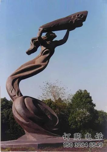 中式女媧補天雕塑廠家 公園小品  戶外女媧補天雕塑廠