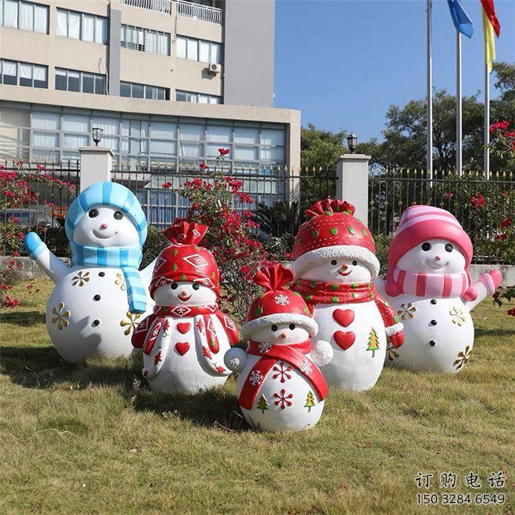 彩繪圣誕老人雕塑廠家 公園擺件 街頭圣誕老人雕塑廠