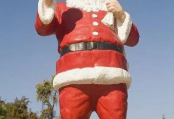 大型圣誕老人雕塑廠家  彩繪小品  戶外創(chuàng)意圣誕老人雕塑