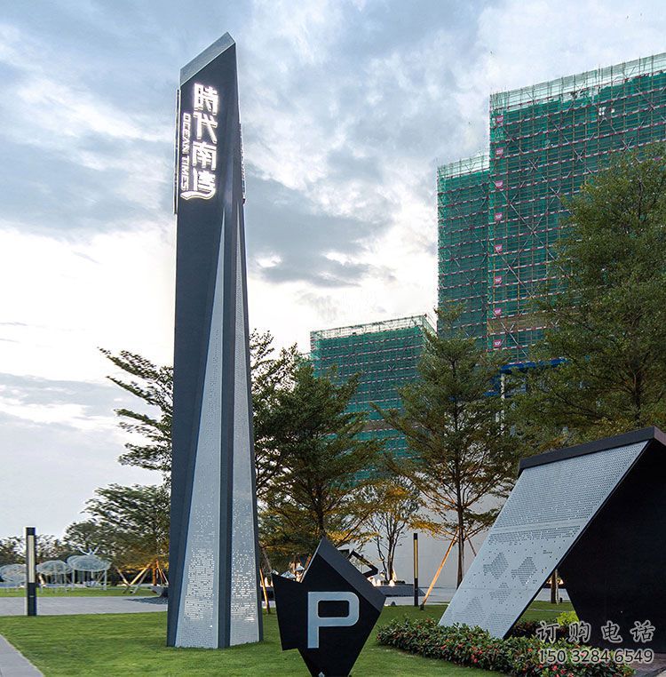 烤漆精神堡壘雕塑廠家 體育小品 現代不銹鋼精神堡壘雕塑