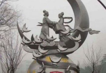 公園愛(ài)情雕塑廠家 戶(hù)外擺件  大型不銹鋼愛(ài)情雕塑