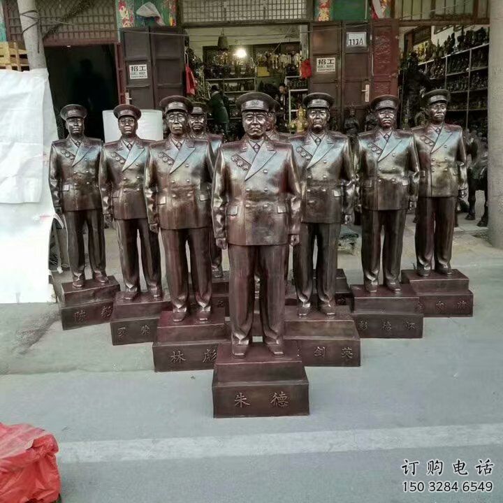 園林偉人雕塑廠家 噴漆小品 中式偉人雕塑擺件