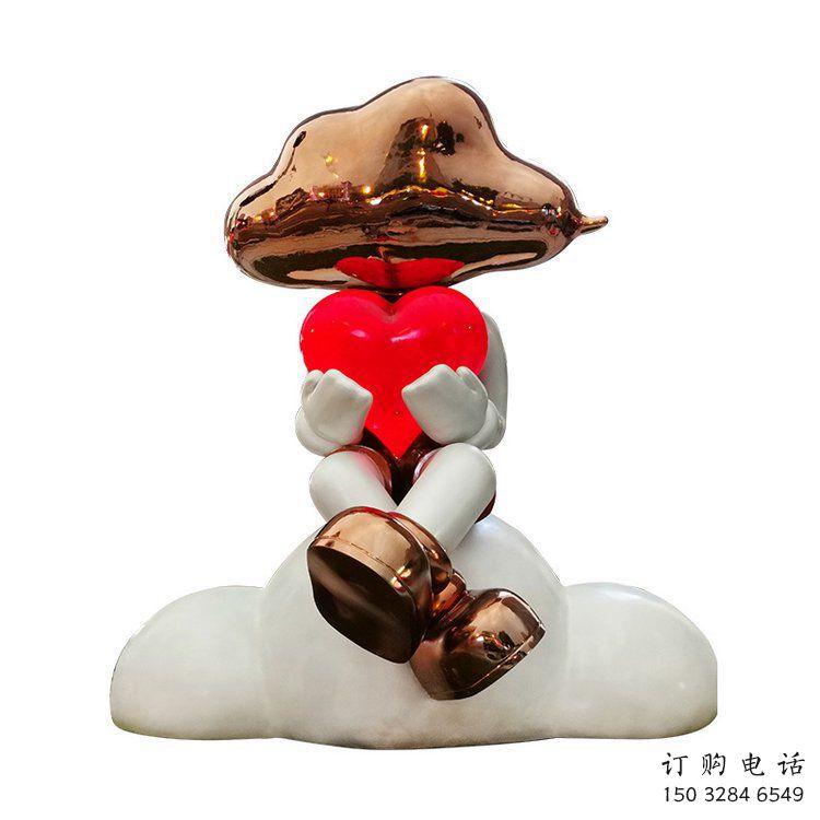 鍛造卡通人雕塑廠家  創意小品 戶外不銹鋼卡通人雕塑