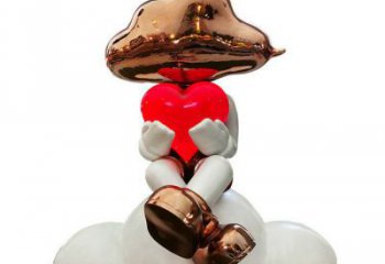 鍛造卡通人雕塑廠家  創(chuàng)意小品 戶外不銹鋼卡通人雕塑