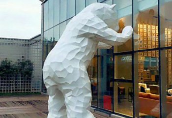 仿古北極熊雕塑廠家 戶外小品 房地產(chǎn)北極熊雕塑廠