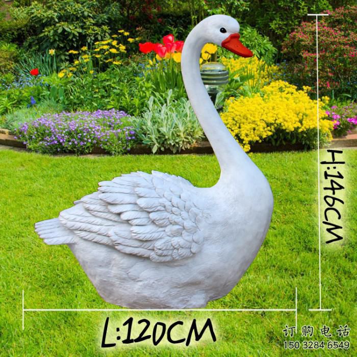 仿真家禽雕塑廠家 現代擺件 戶外不銹鋼家禽雕塑小品