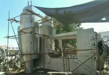 書卷雕塑廠家 不銹鋼創意標識雕塑加工制作