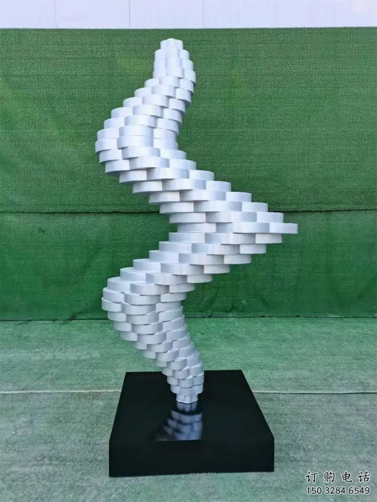 旋風(fēng)雕塑廠家，抽象廣場擺件，不銹鋼旋風(fēng)雕塑生產(chǎn)