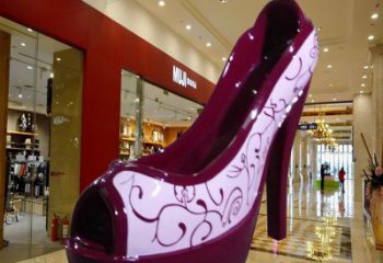 提供城市高跟鞋雕塑 風(fēng)景區(qū)彩繪雕塑 抽象擺件雕塑