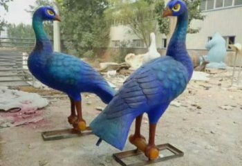 專供廣場孔雀雕塑 公園仿真雕塑 抽象擺件