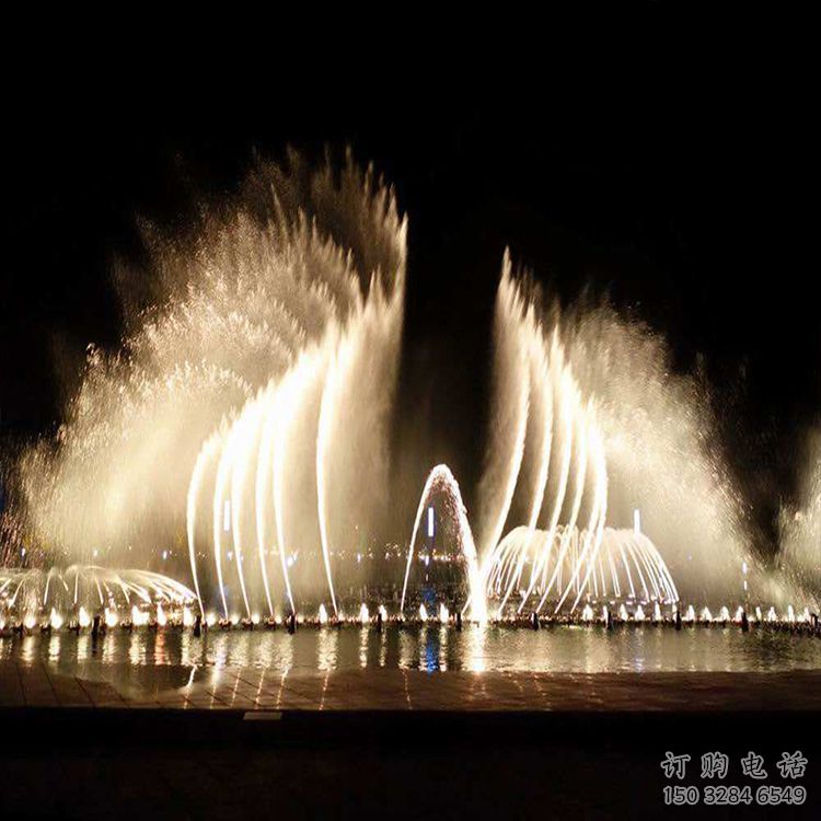 生產噴泉雕塑，燈光數(shù)控效果，公園廣場大型雕塑