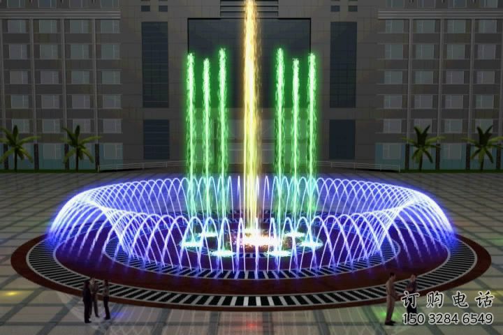 通用噴泉雕塑，燈光數(shù)控效果，公園廣場大型雕塑