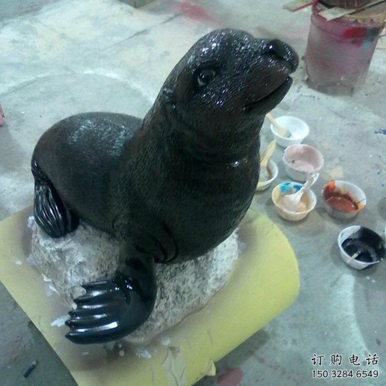 商場海豹雕塑價格 仿真雕塑 店門口小品