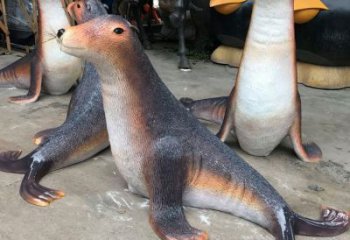 提供大型海豹雕塑 門口創(chuàng)意雕塑 售樓處小品