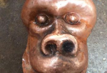 安徽校園猩猩雕塑，動物題材，仿古工藝