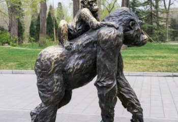 重慶仿真黑猩猩雕塑 酒店公園雕塑 風(fēng)景區(qū)擺件