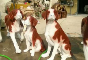 園林狗雕塑 城市廣場雕塑 步行街擺件