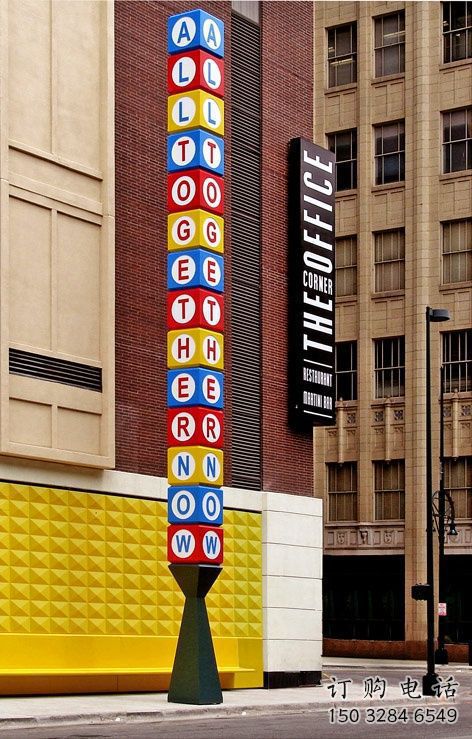 大型精神堡壘雕塑廠家 歐式步行街標牌雕塑 彩繪標識雕塑