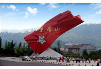選用紅旗雕塑廠家，革命黨建雕塑，抽象效果